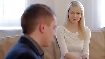 Step sister sucks and fucks step brother when parents not home