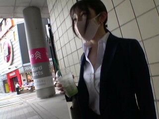 Japanese Amateur Office Lady's Uncensored  Sex with Suit Guy - A Nippon XXX Porn Experience