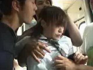 Japan Schoolgirl Groping on Train