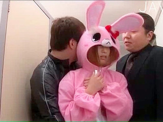 Nippon girl sucks dick in toilet for porn XXX