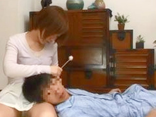 Boy with uncontrollable arousal for his sibling's secret admirer's hot anticipation