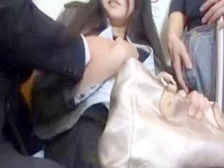 Stefania doesn't ask for permission as she slips her hand down his pants.