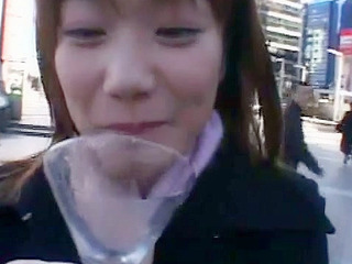 Step into the world of outdoor blowjobs with this captivating babe's risqué XXX scene in Tokyo, Japan.