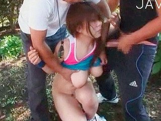 Fucking a busty japanese slut in thai XXX porn